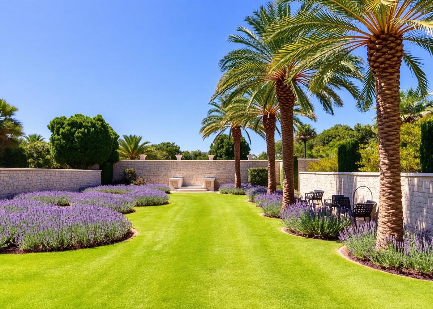 Jardim mediterrânico em Cascais